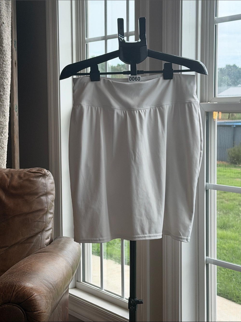 3 White, Green, Black Skorts with Side Pockets - Clean Active Look